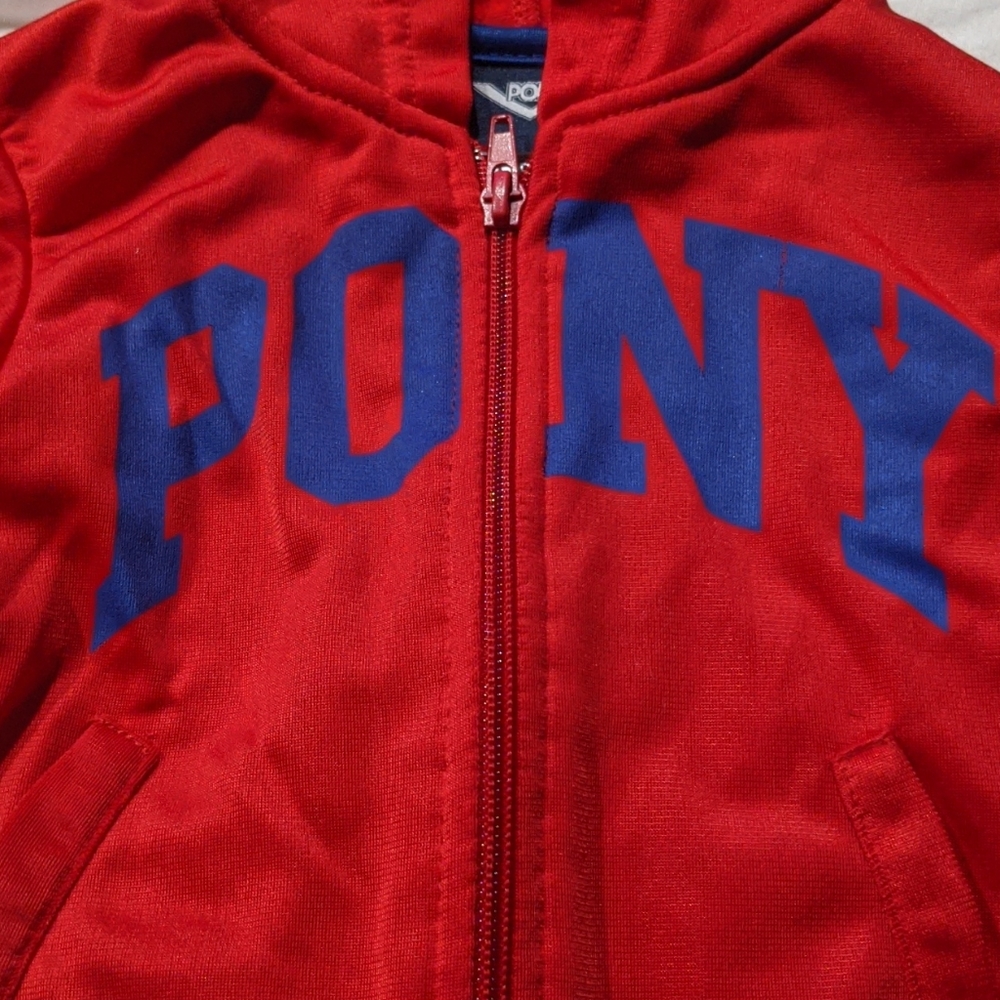 Vintage pony track jacket for infants.